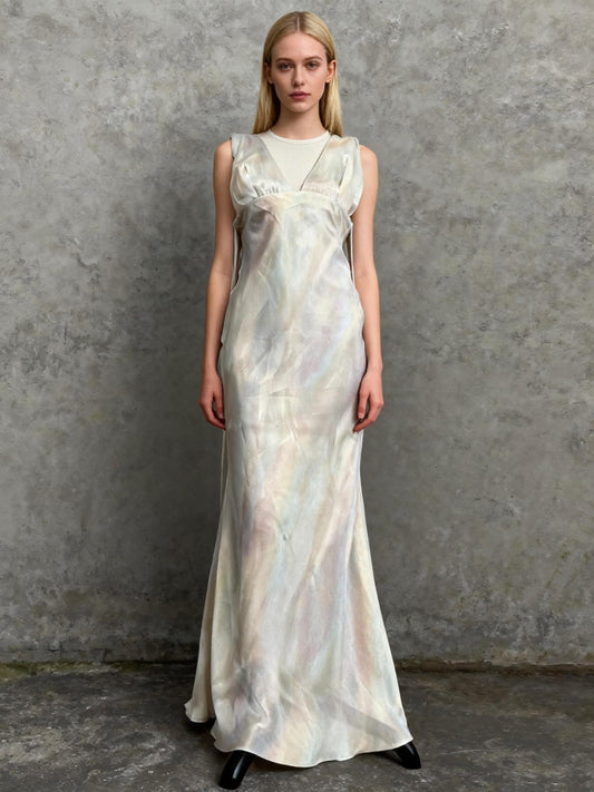 ZARA White Long Dress Size S