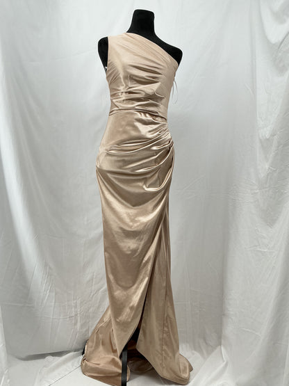 Gold Sleeveless Long Dress Size M