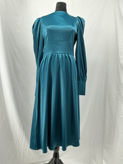 Blue Long Sleeves Dress Size S