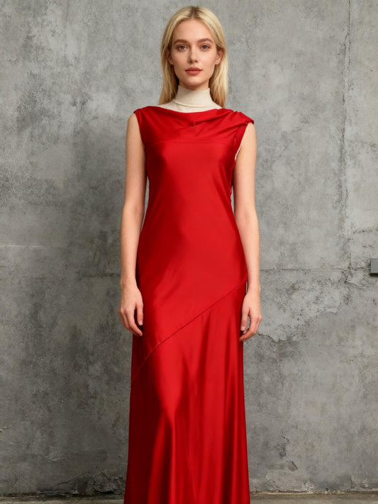 Red Long Dress Size S