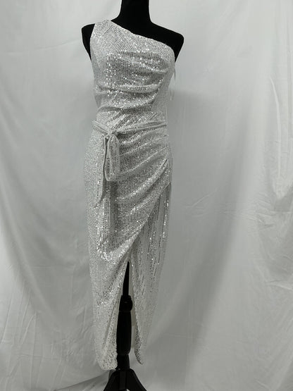Silver Sequin Dress Size S