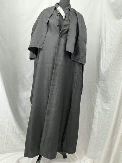 Long Black Coat Size L