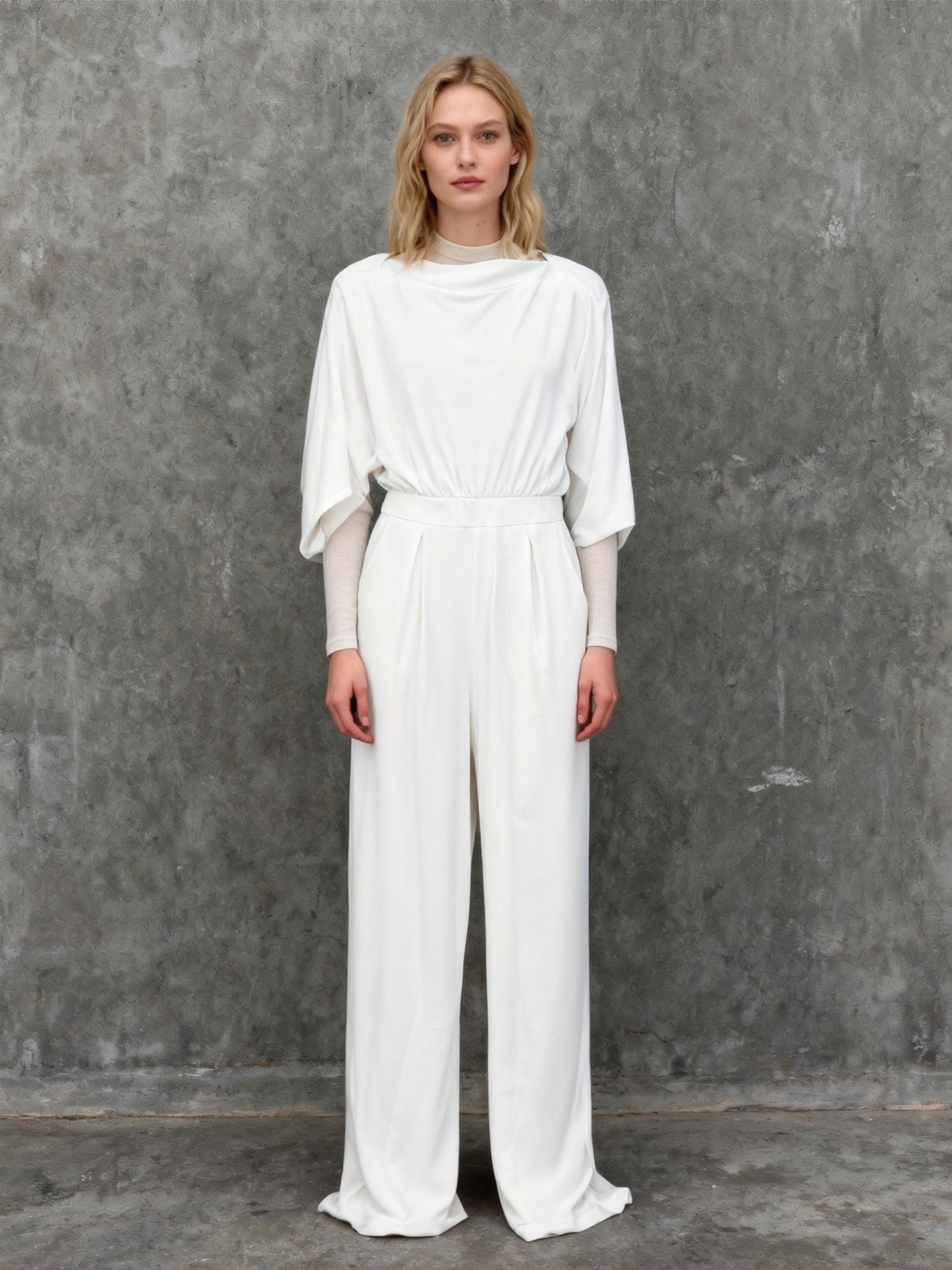 White Jumpsuit Size M