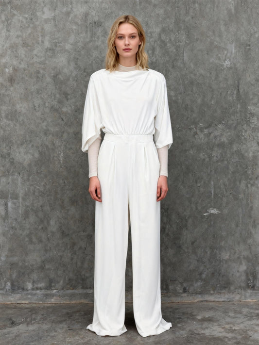 White Jumpsuit Size M