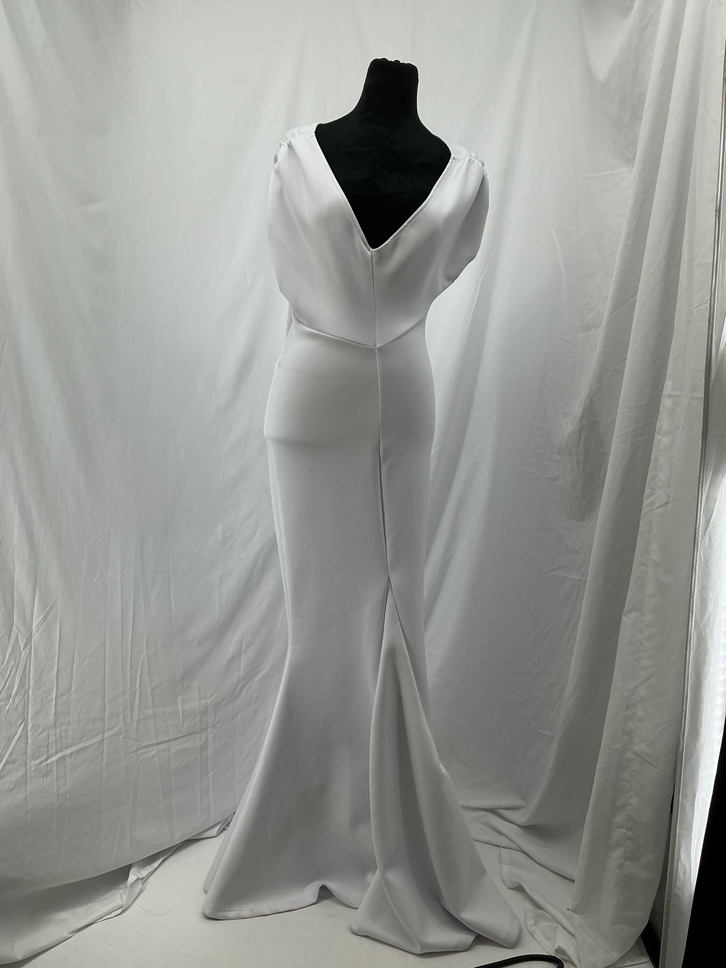White Long Dress Size S