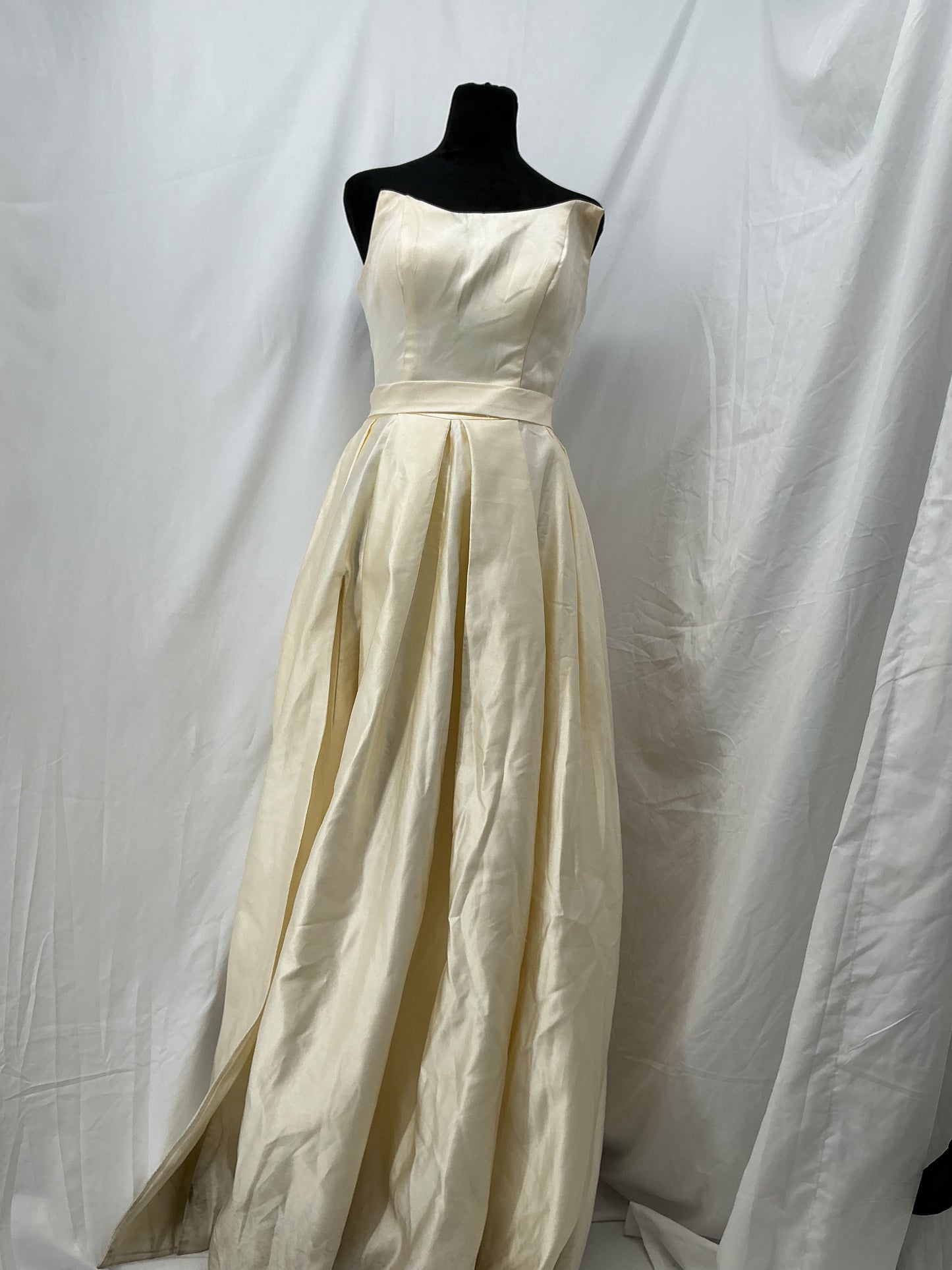 Beige Strapless Long Dress Size 88-70-96
