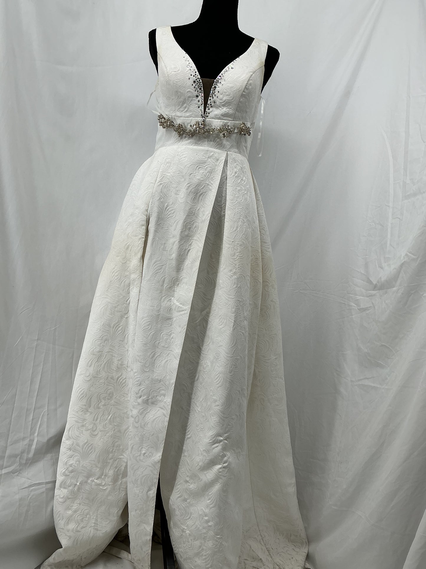 White Long Dress Size 4