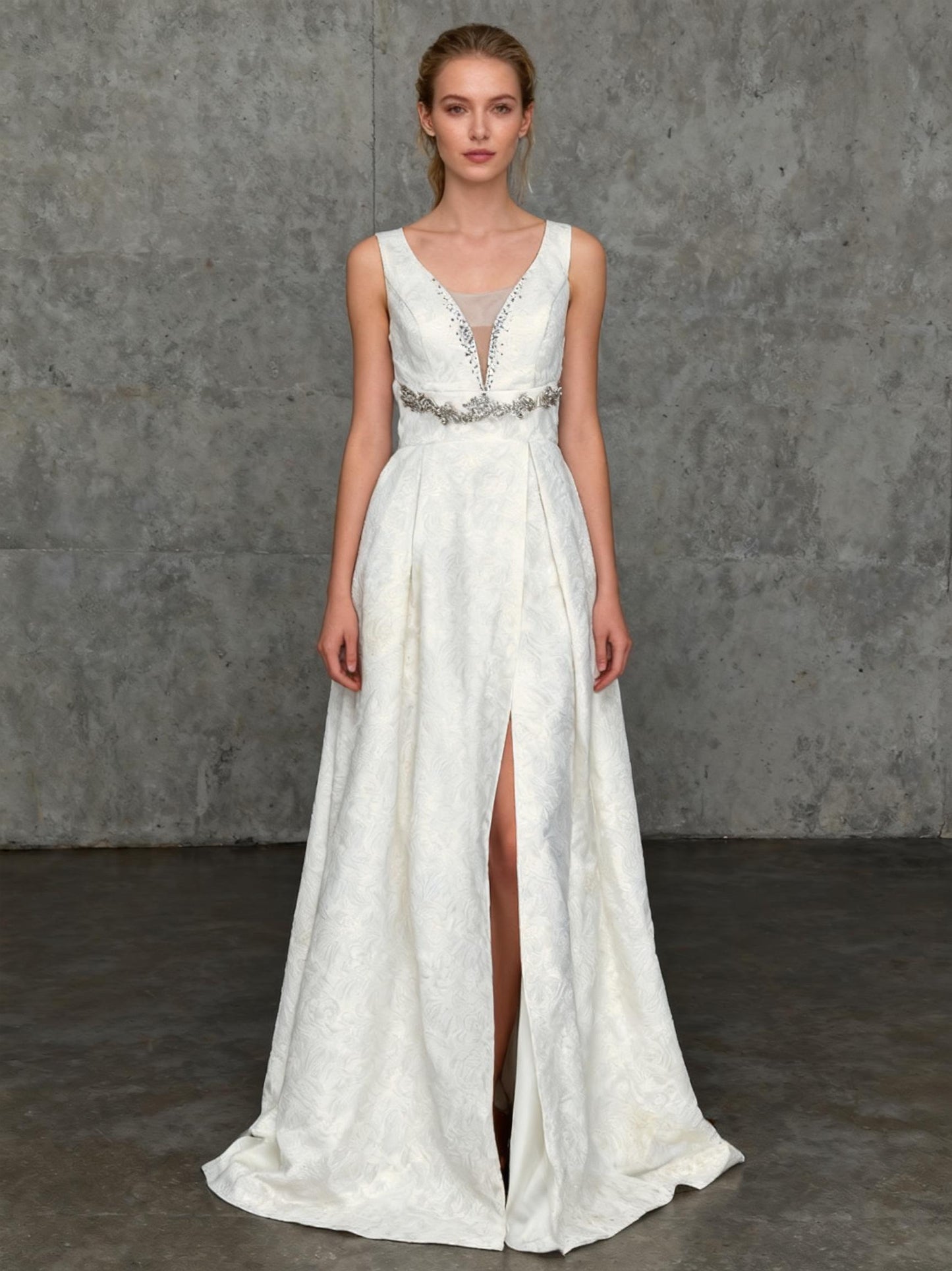 White Long Dress Size 4