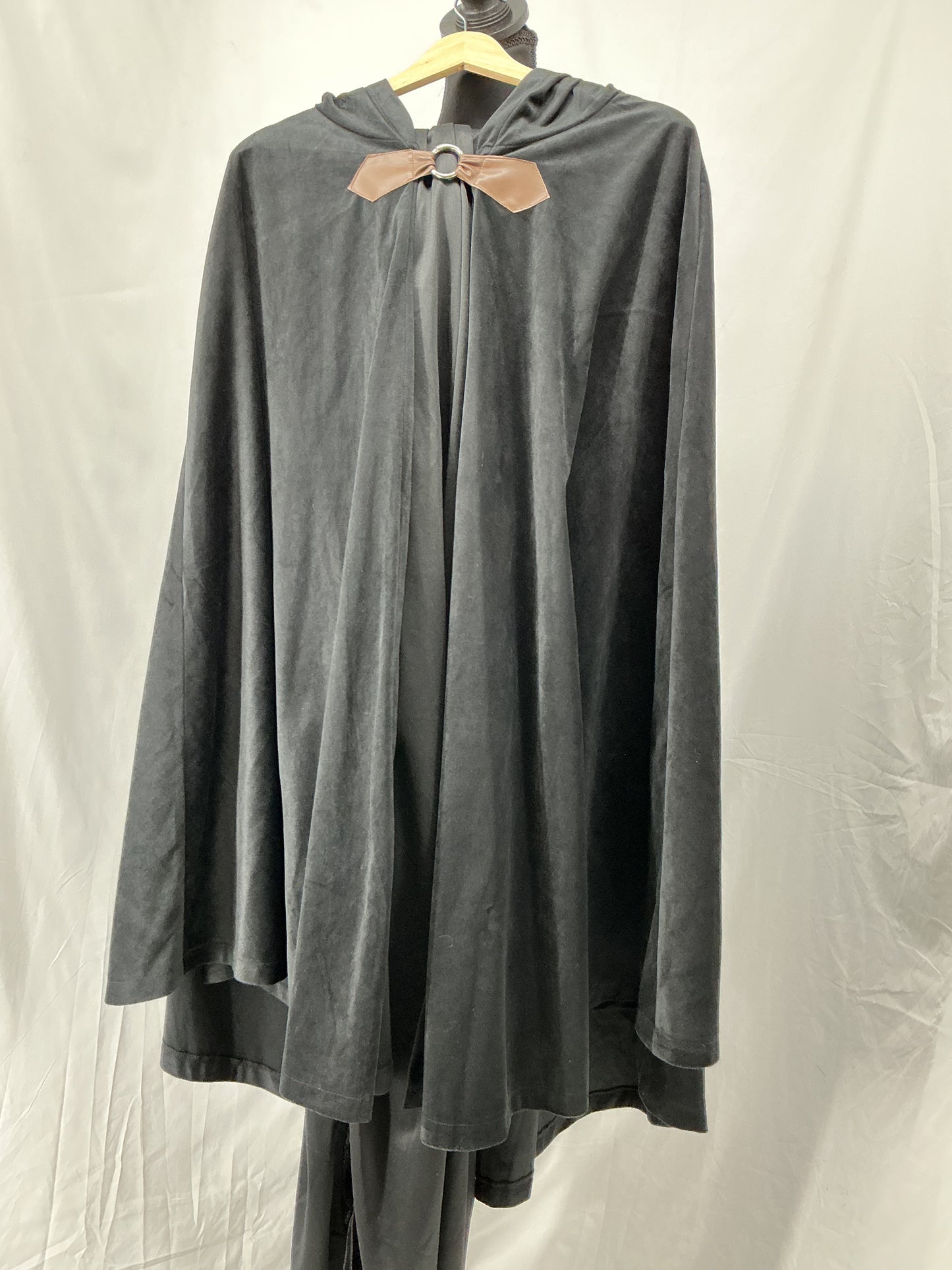 Grey Hooded Cape