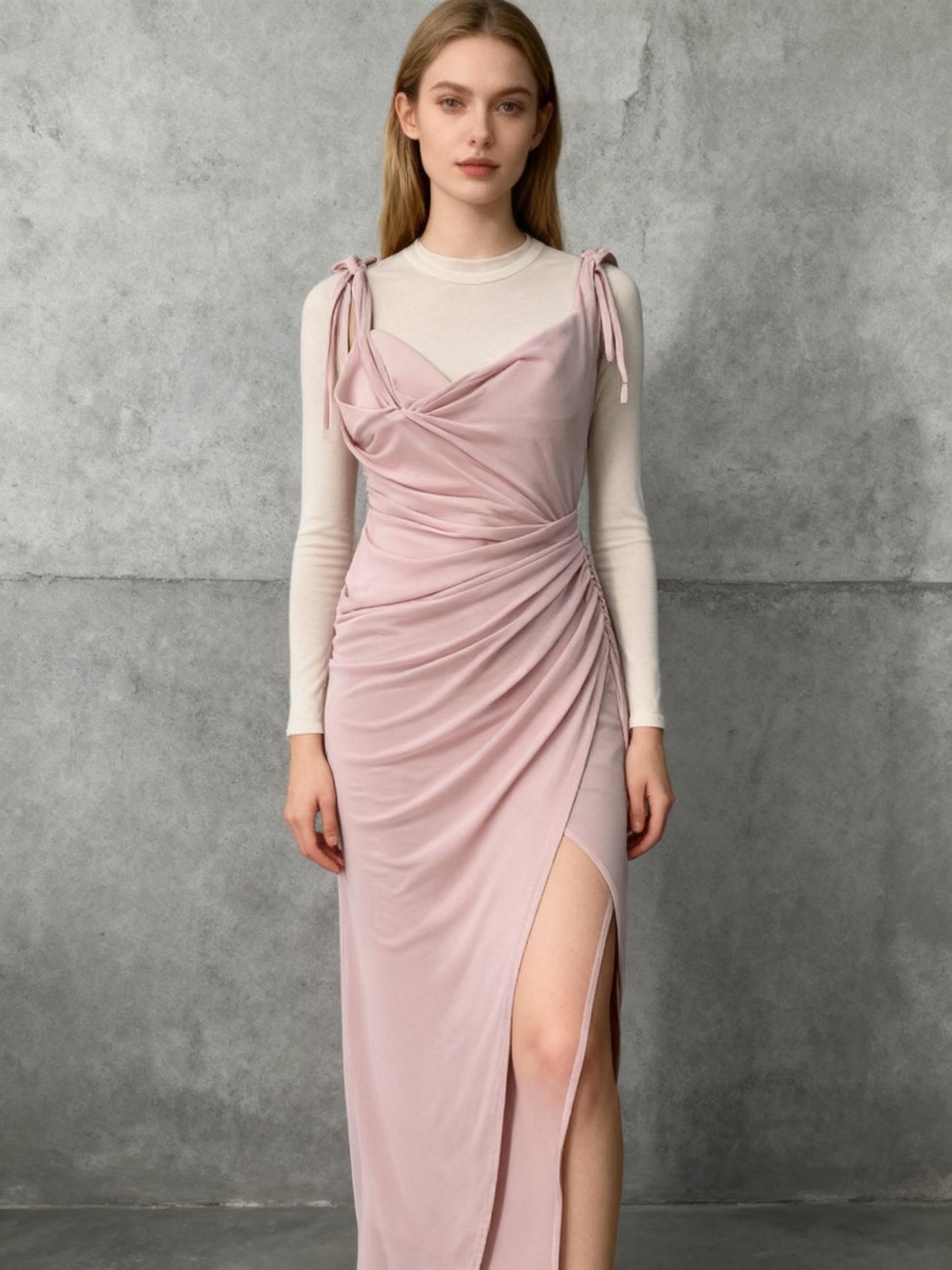 ASOS Pink Long Dress Size 2