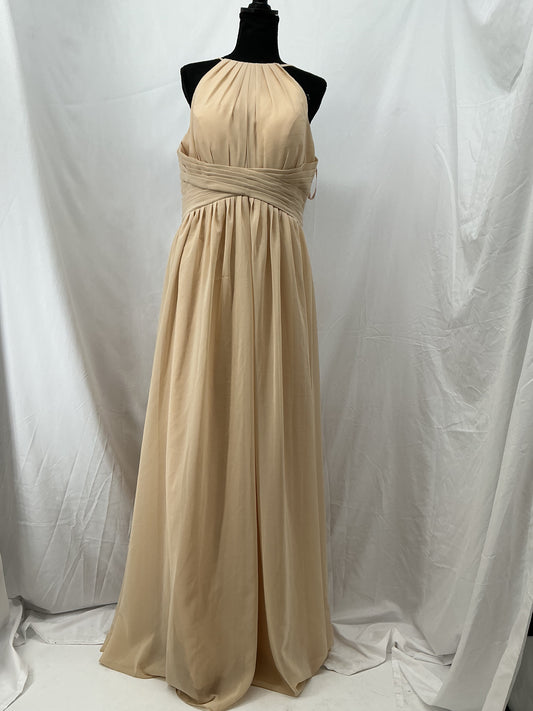 Beige Long Dress Size 10