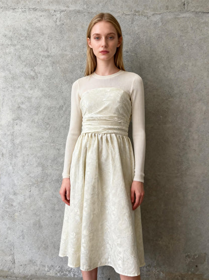 White Strapless Dress Size 8