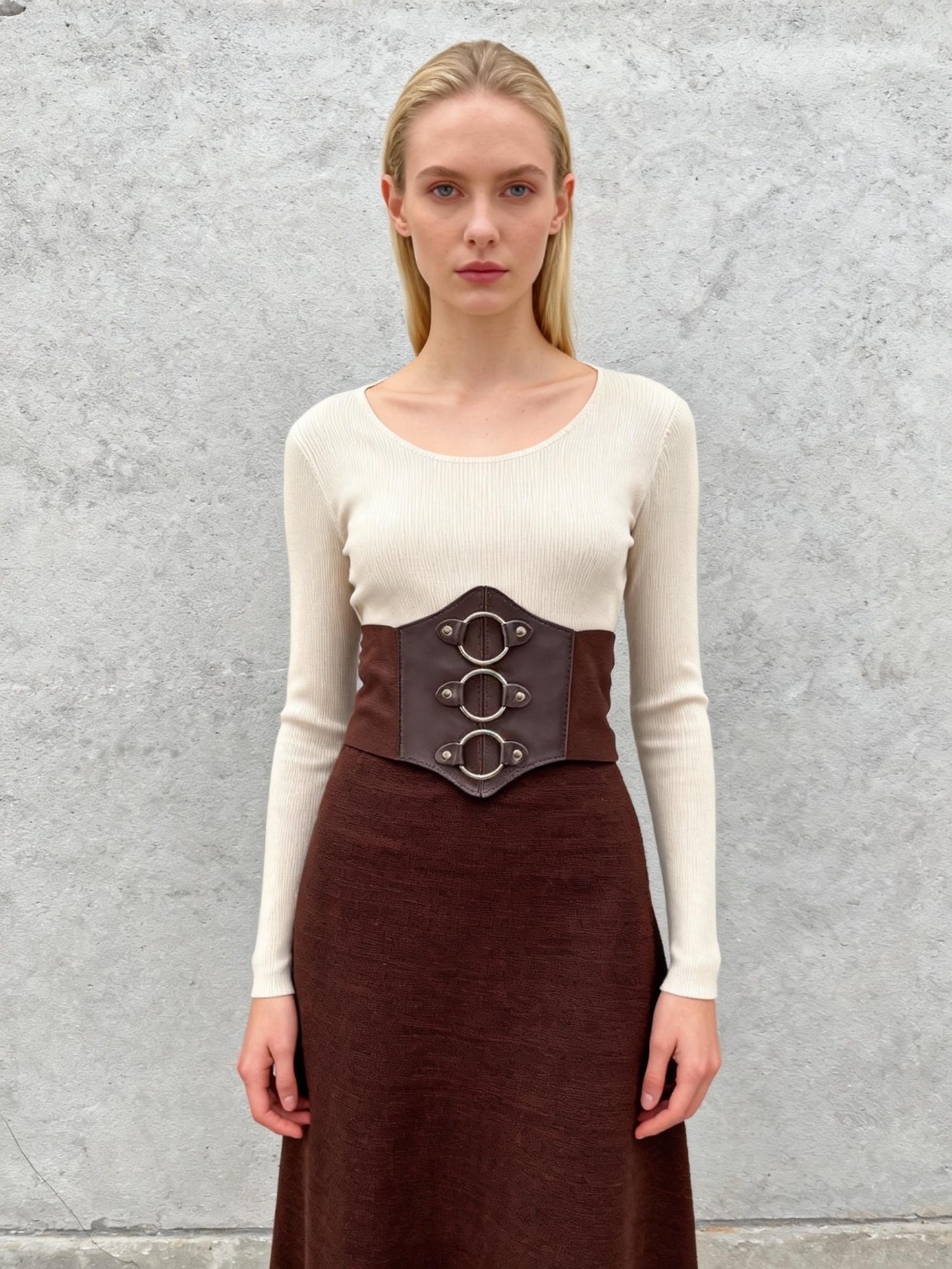 Brown Leather Belt