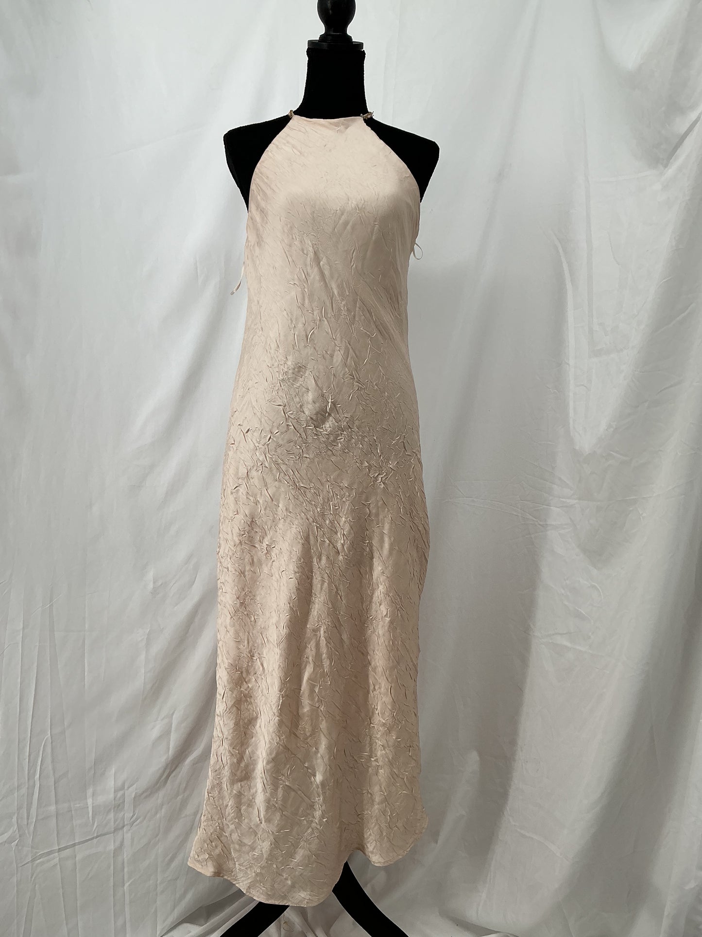 ZARA Beige Sleeveless Dress Size S