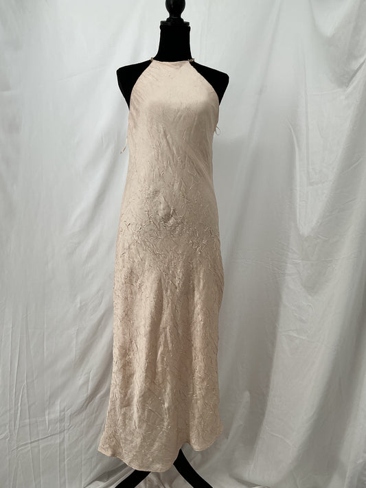 ZARA Beige Sleeveless Dress Size S