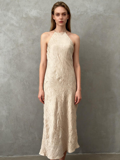 ZARA Beige Sleeveless Dress Size S