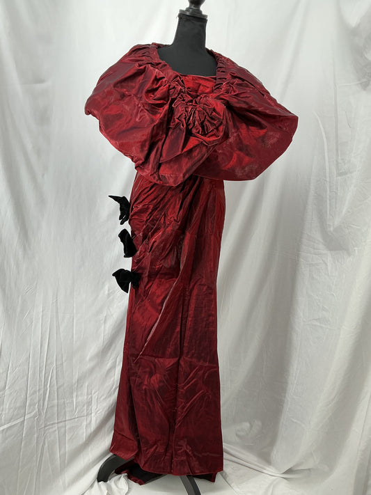 Red Long Dress Size No