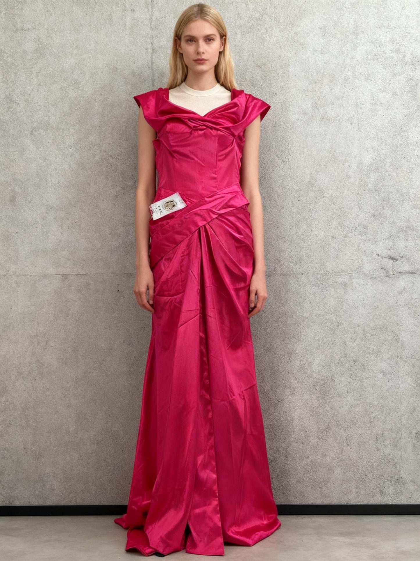 Fuchsia Long Dress Size No