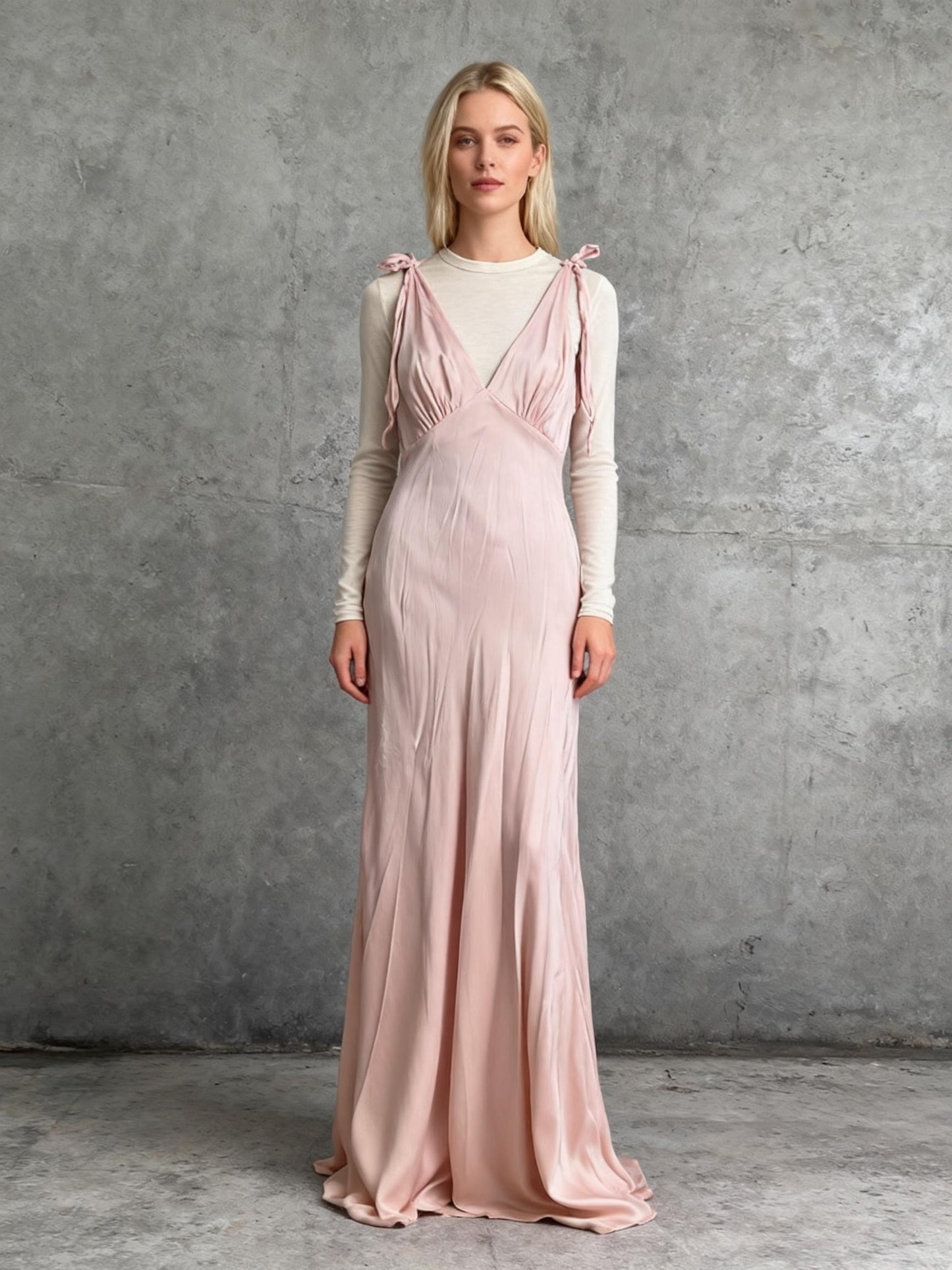 Pink Long Dress Size S