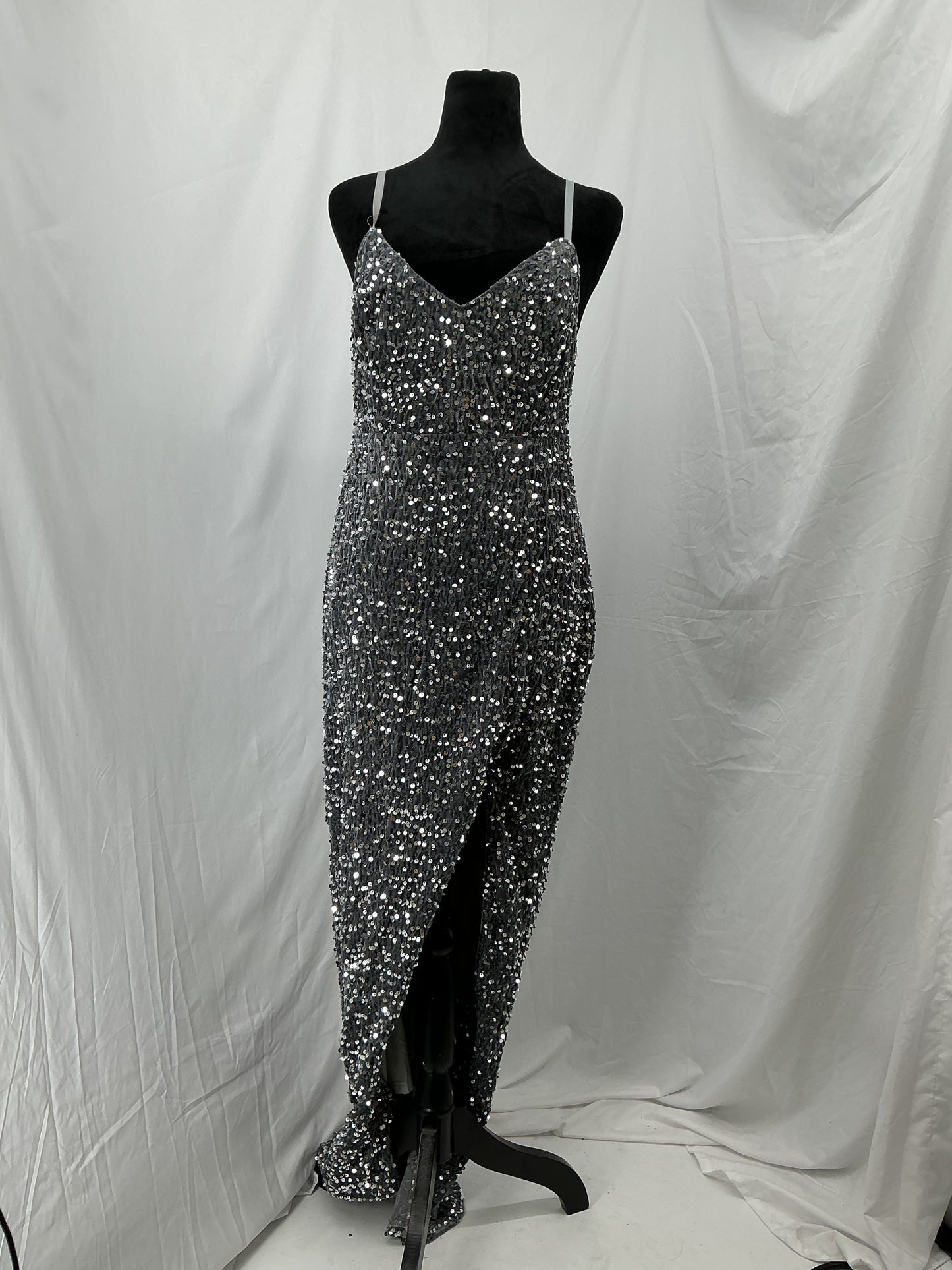Silver Sequin Dress Size M
