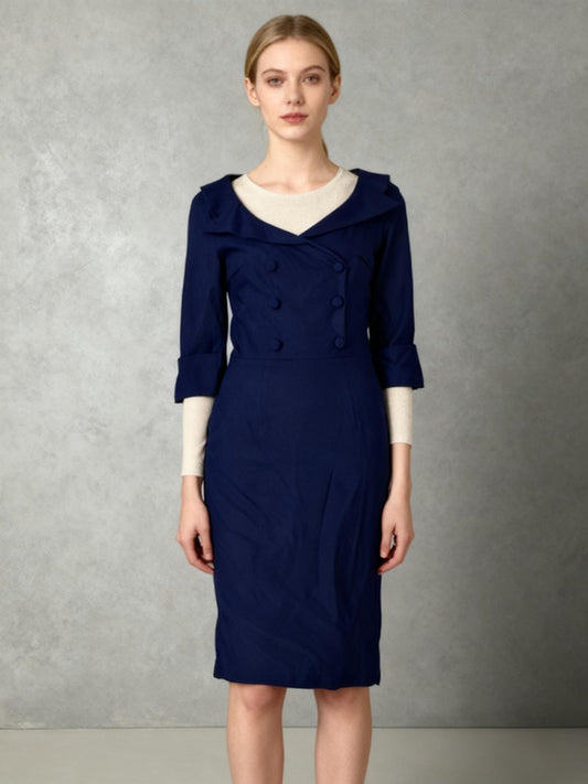 Navy Blue Dress Size S