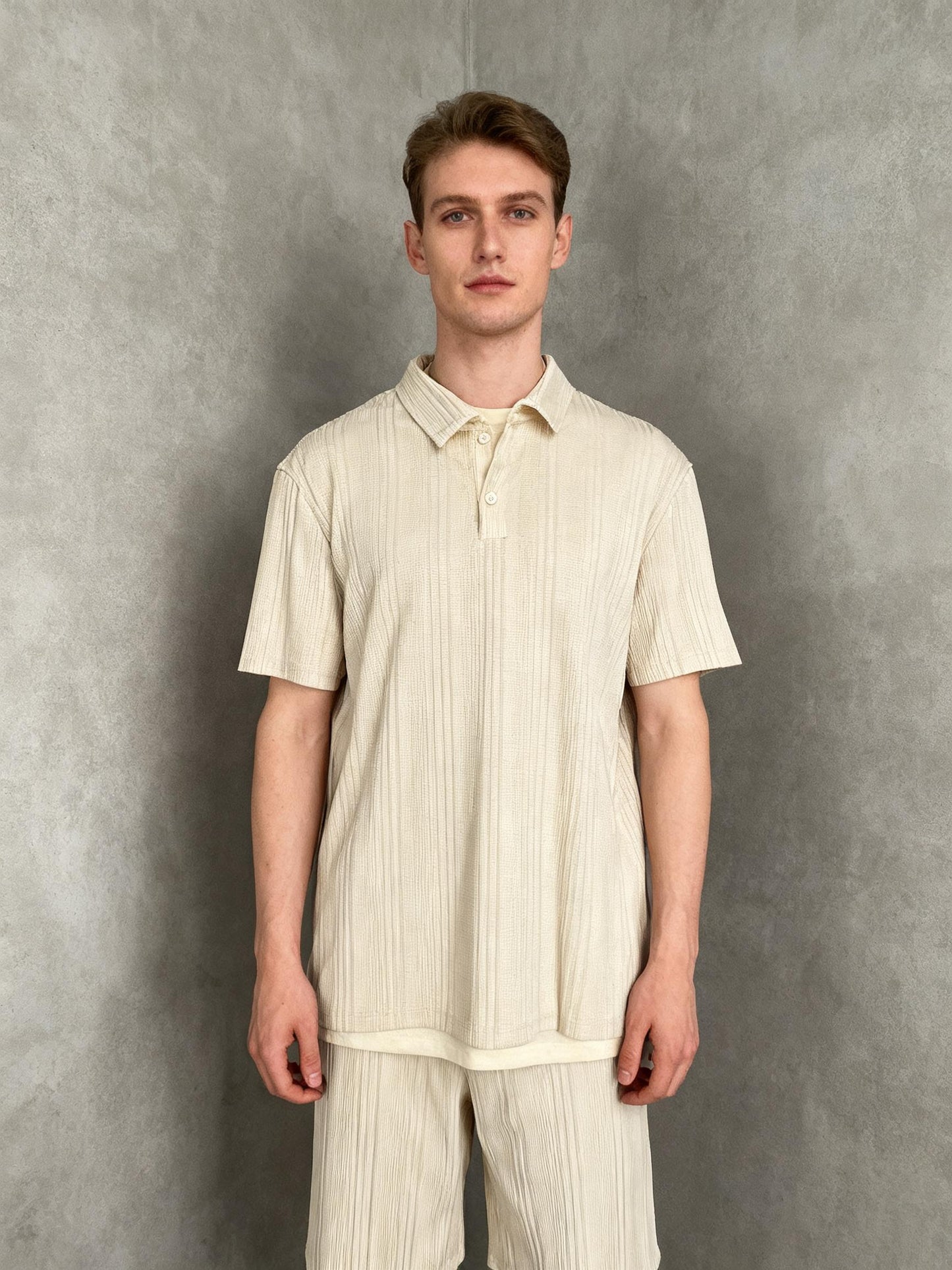 PJ Paul Jones Beige Sweater T-shirt Size L
