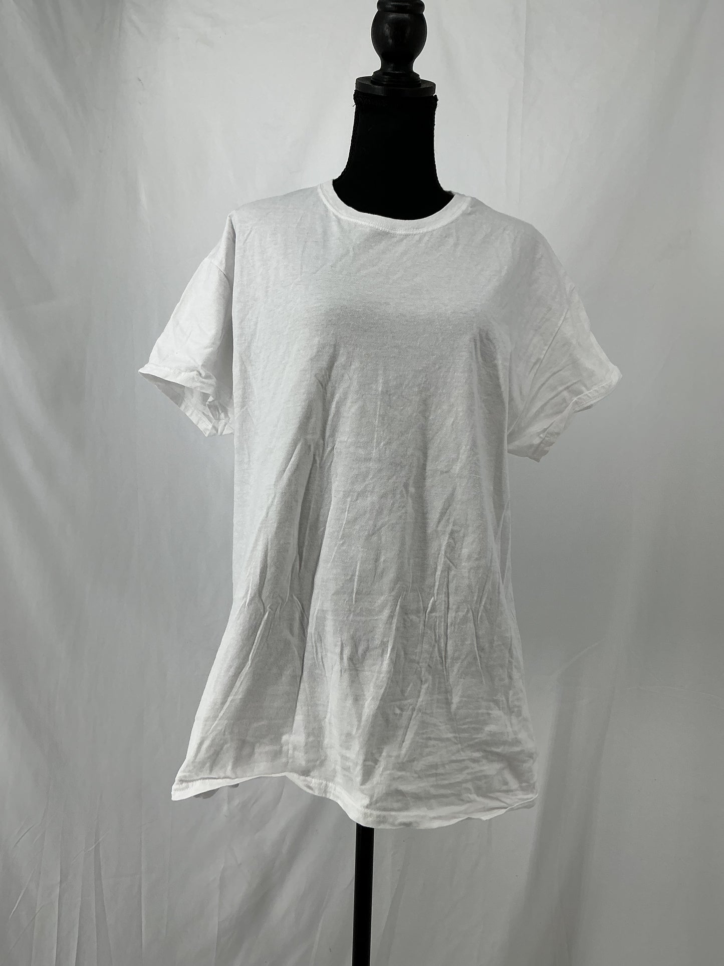 FRUIT OF THE LOOM White T-Shirt Size L