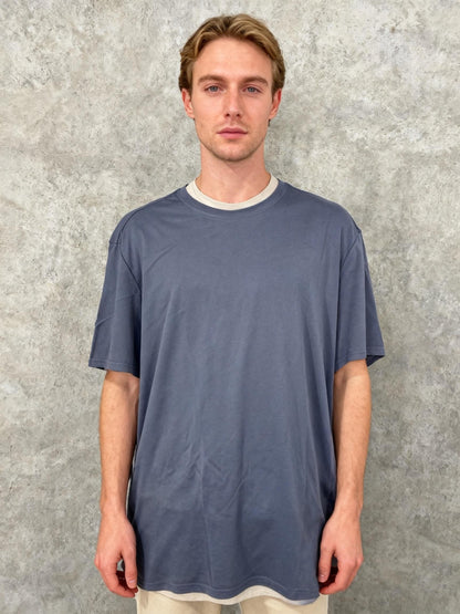 REALESSENTIALS Grey T-Shirt Size L