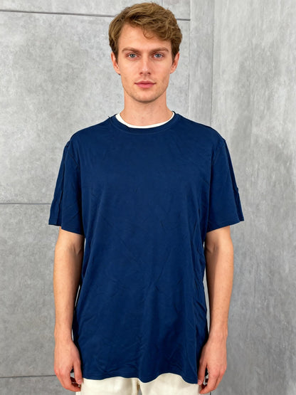 REALESSENTIALS Blue T-Shirt Size L