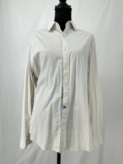 White Suit Shirt Size M