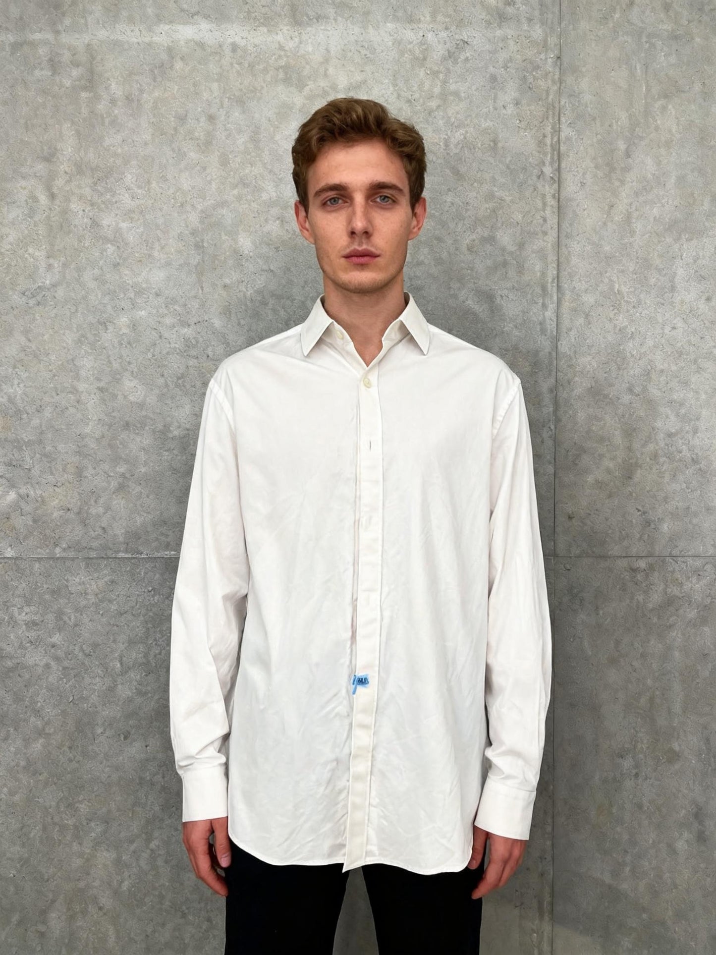 White Suit Shirt Size M