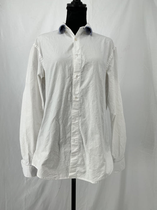 ZARA White Suit Shirt Size L