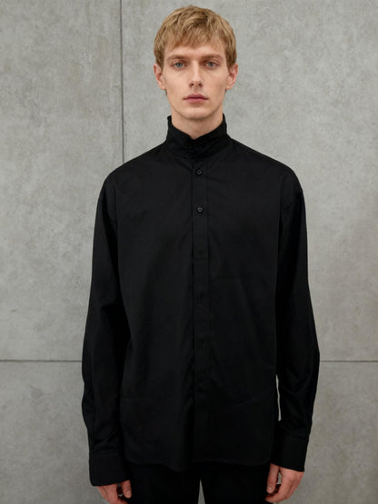 Black Suit Shirt Size L
