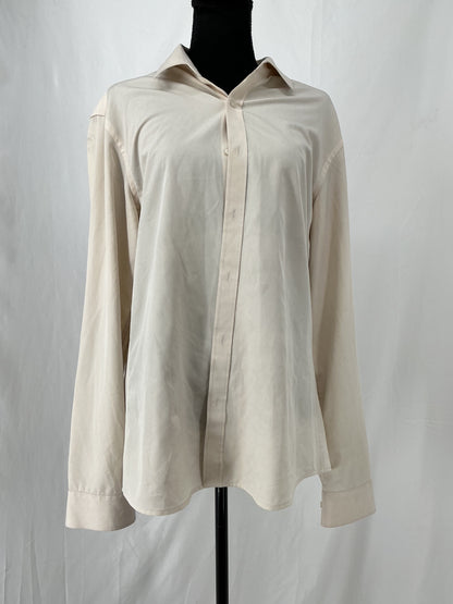 Beige Suit Shirt Size M