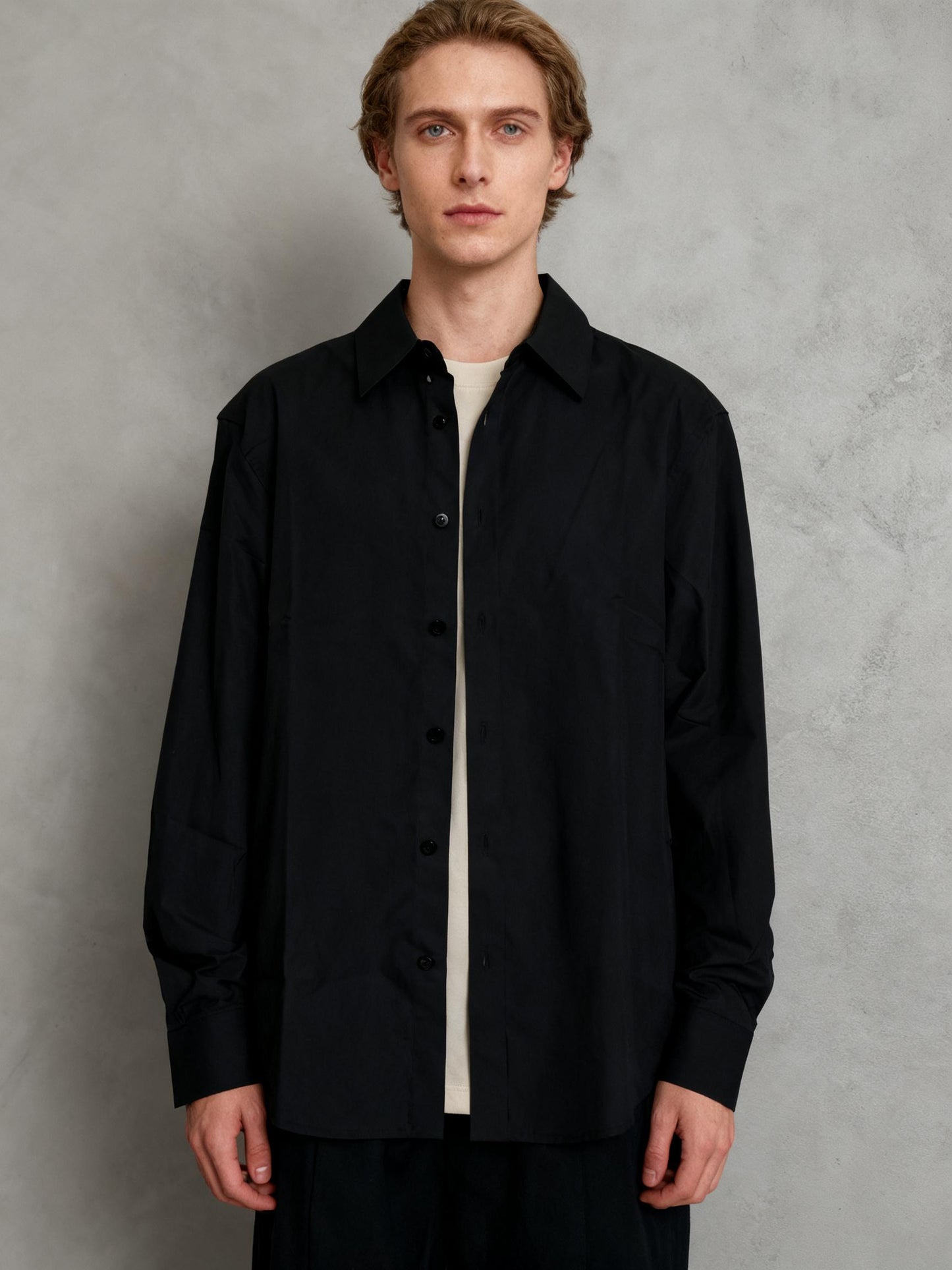 Black Suit Shirt Size M