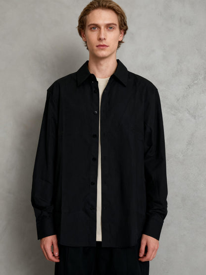 Black Suit Shirt Size M