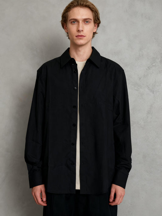 Black Suit Shirt Size M