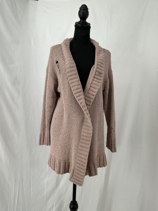 Beige Knitted Cardigan Size S