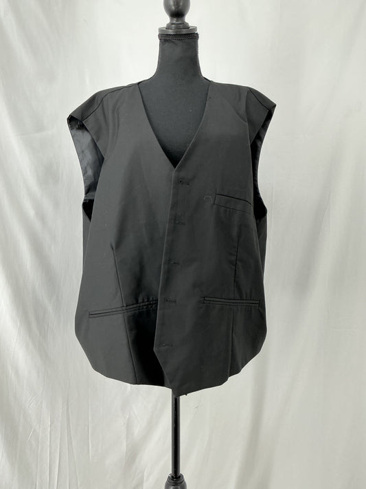 Black Suit Vest Size No