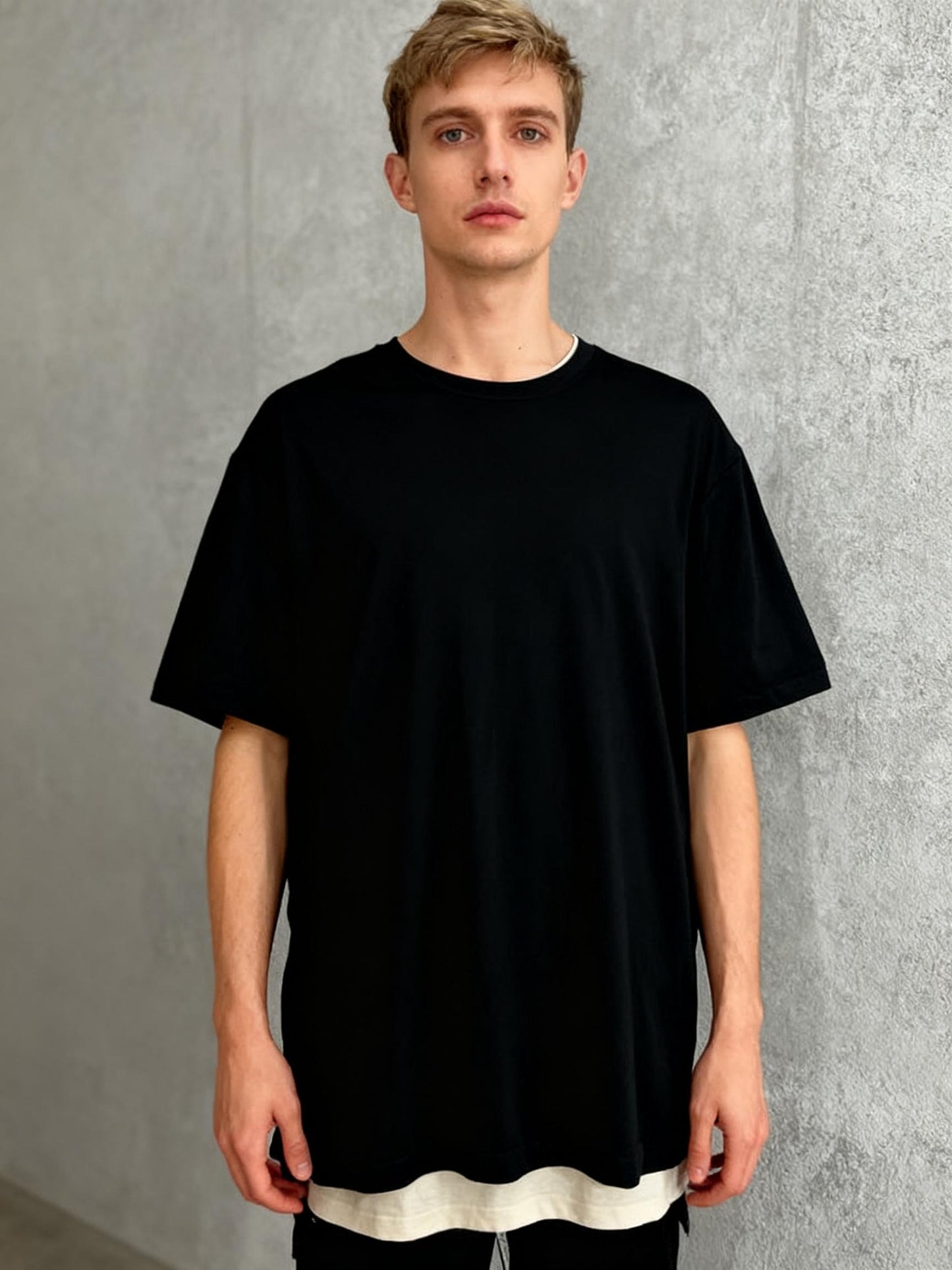 DAVID ARCHY Black T-Shirt Size L