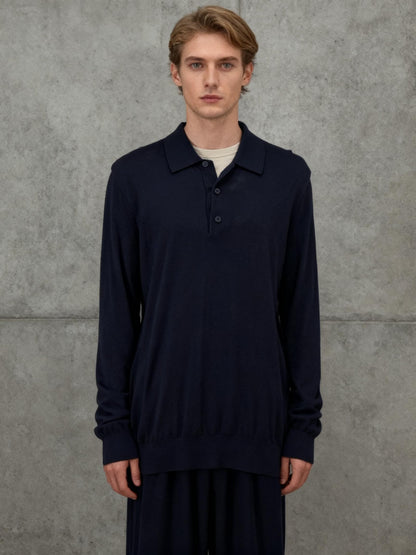 H&M Navy Blue Long Sleeve Shirt Size M