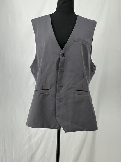 Grey Suit Vest Size M