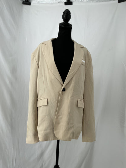 MANFINITY Beige Blazer Size L
