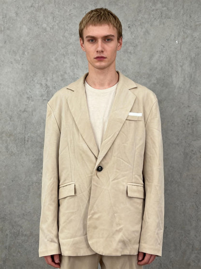 MANFINITY Beige Blazer Size L