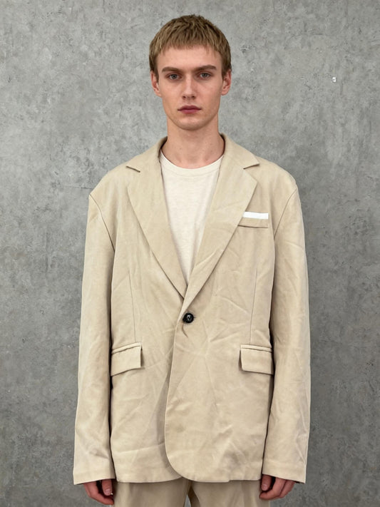 MANFINITY Beige Blazer Size L
