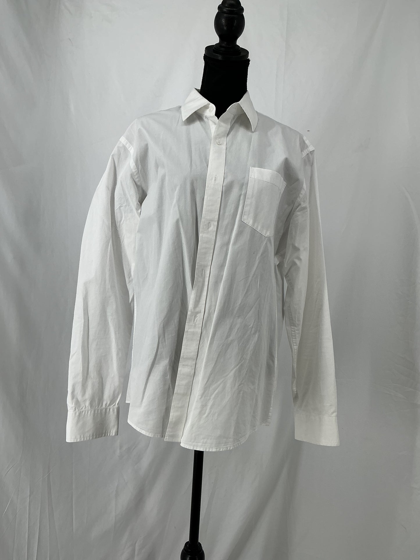 Amazon Essentials White Suit Shirt With Pocket Size L