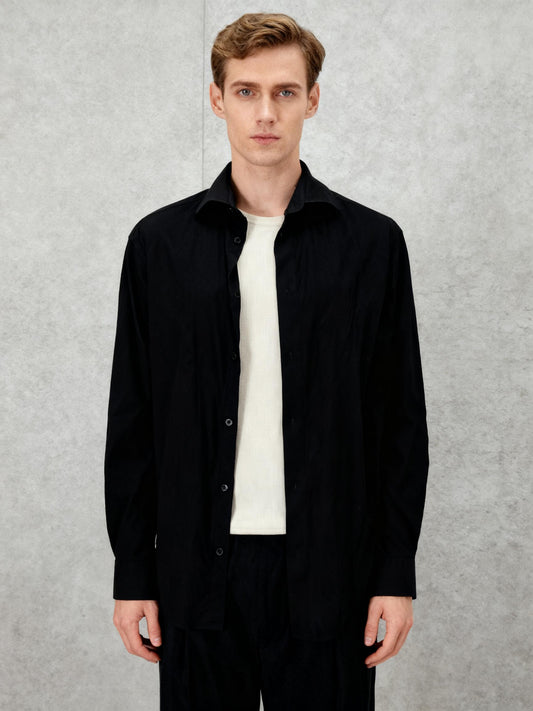 H&M Black Suit Shirt Size M