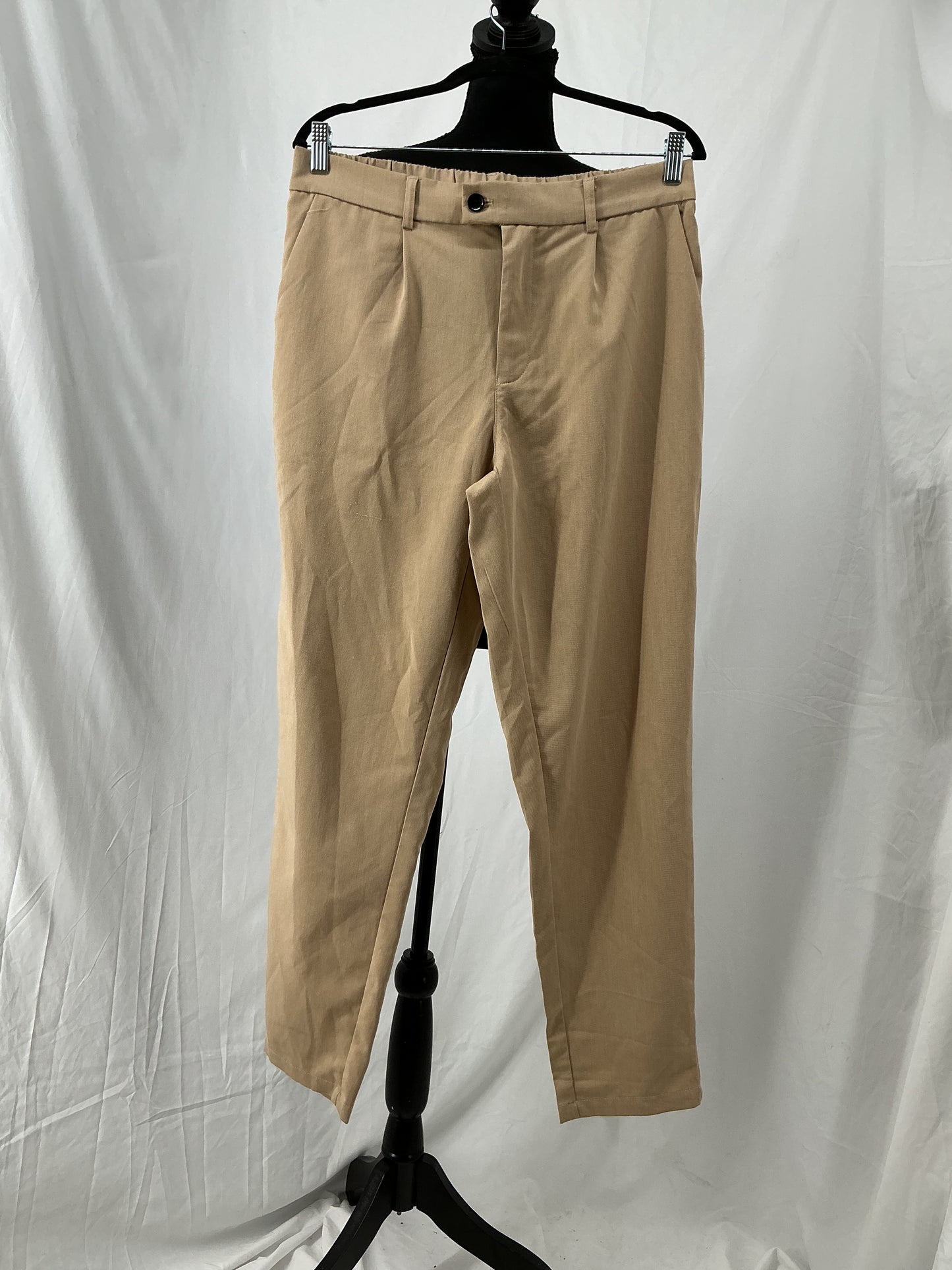 MANFINITY Beige Suit Pants Size L