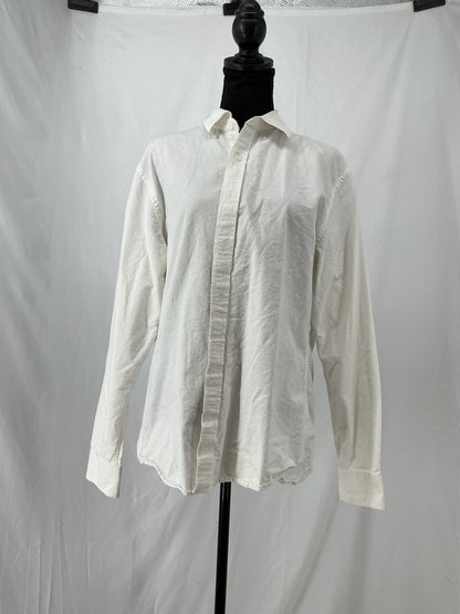 Amazon Essentials White Suit Shirt Size L