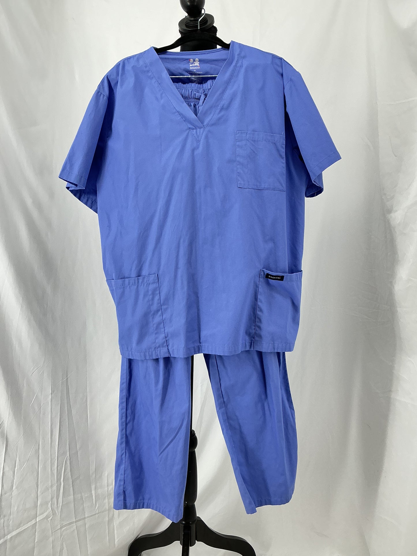 DAGACCI Blue Nurse Uniform Size XL